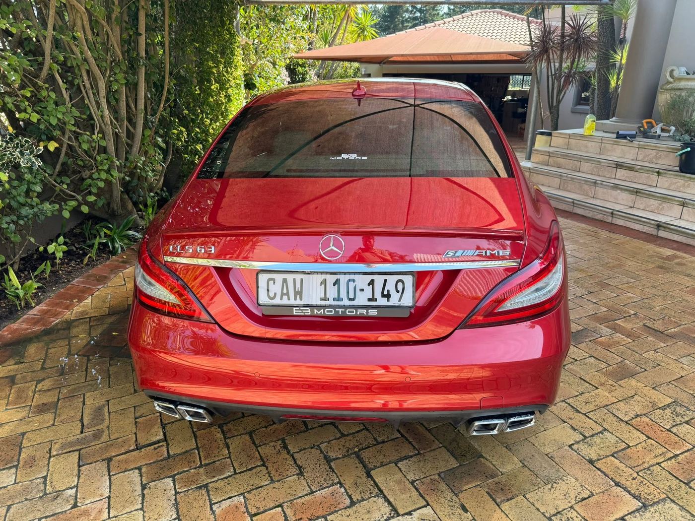 Red Mercedes-AMG CLS63 S